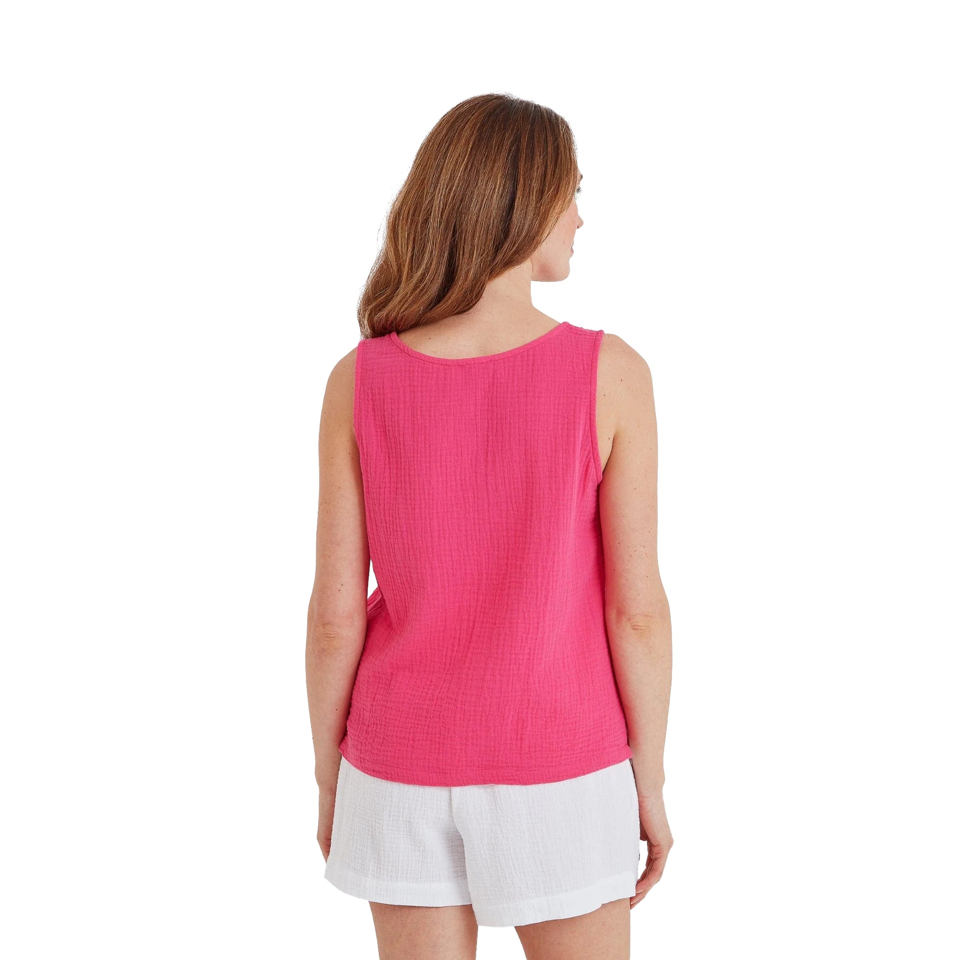Hibiscus Pink - Back - TOG24 Womens-Ladies Melissa Summer Vest Top