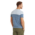Pastel Blue - Back - TOG24 Mens Orston Striped T-Shirt