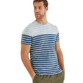 Pastel Blue - Side - TOG24 Mens Orston Striped T-Shirt