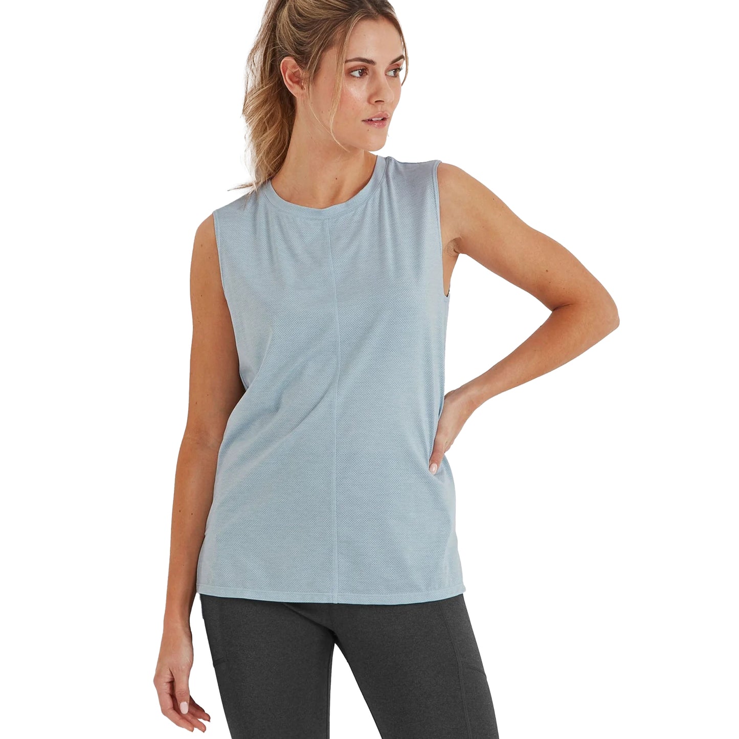 Ice Blue Marl - Side - TOG24 Womens-Ladies Millen Vest Top