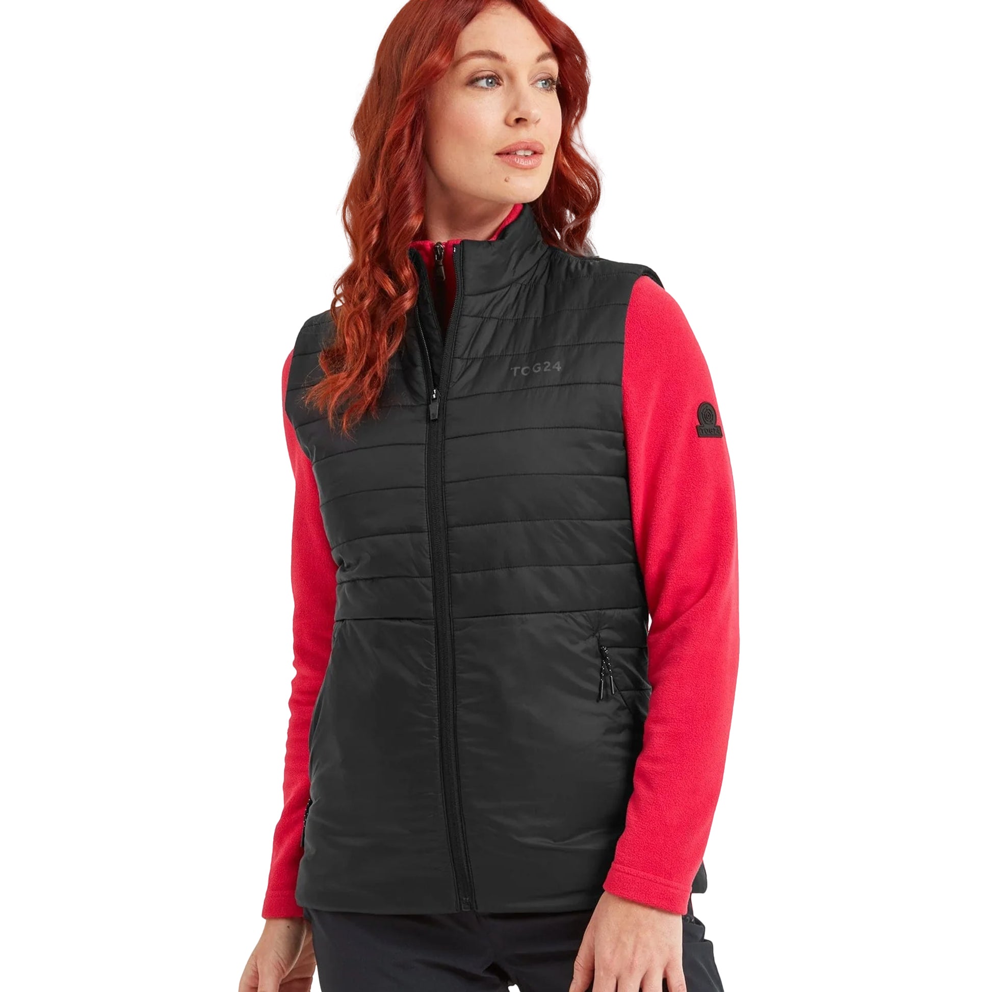Black - Side - TOG24 Womens-Ladies Adderley Gilet
