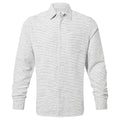 Optic White - Front - TOG24 Mens Bryce Flecked Long-Sleeved Shirt