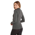 Grey Marl - Back - TOG24 Womens-Ladies Nevis Merino Wool Zip Neck Base Layer Top