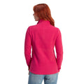 Magenta Pink - Back - TOG24 Womens-Ladies Revive Quarter Zip Fleece Top