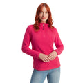 Magenta Pink - Lifestyle - TOG24 Womens-Ladies Revive Quarter Zip Fleece Top