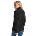 Black - Back - TOG24 Womens-Ladies Revive Quarter Zip Fleece Top