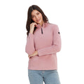 Faded Pink - Lifestyle - TOG24 Womens-Ladies Revive Quarter Zip Fleece Top