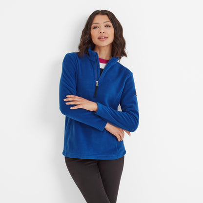 Royal Blue - Front - TOG24 Womens-Ladies Revive Quarter Zip Fleece Top