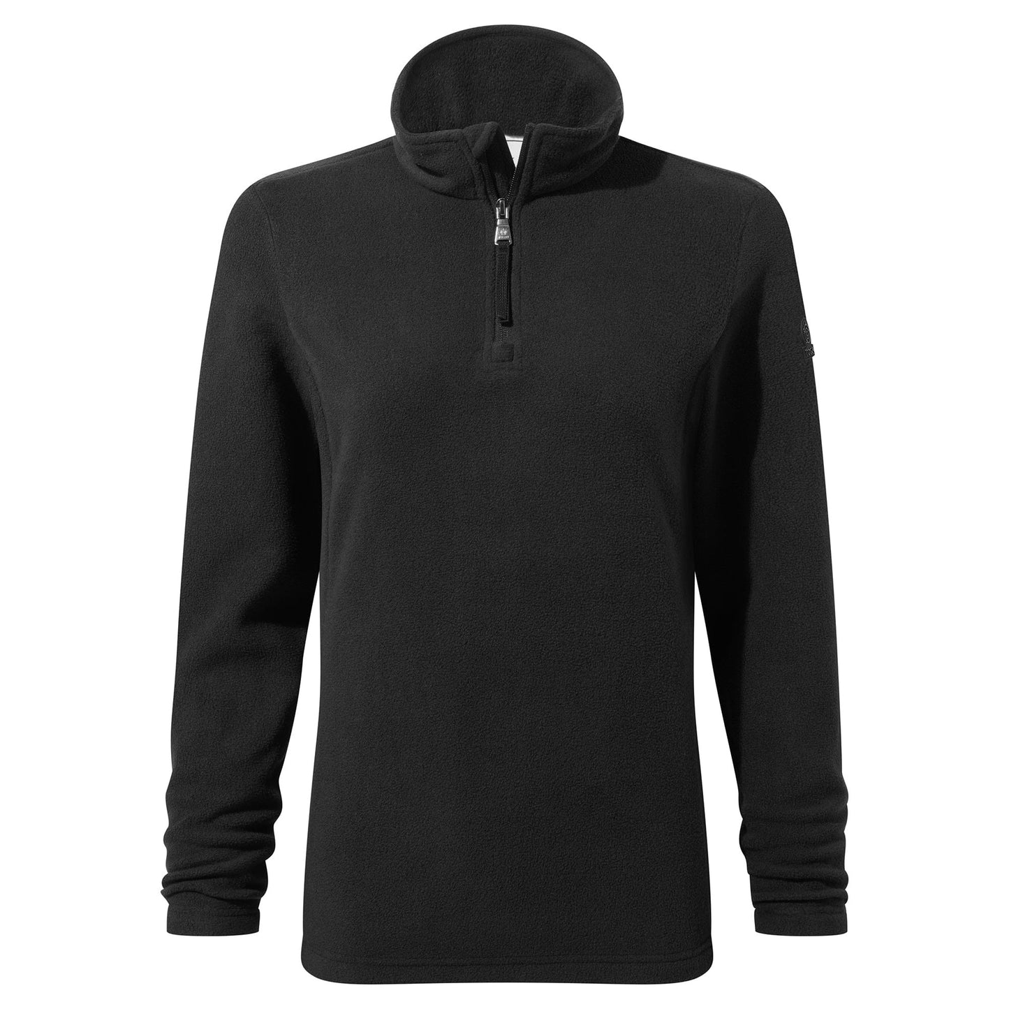 Black - Front - TOG24 Womens-Ladies Revive Quarter Zip Fleece Top