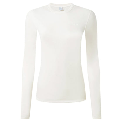 Off White - Front - TOG24 Womens-Ladies Meru Crew Neck Thermal Top