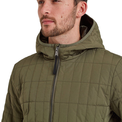Khaki Green - Side - TOG24 Mens Melbury Quilted Insulated Jacket