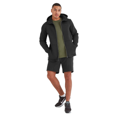 Black - Pack Shot - TOG24 Mens Glide Tech Full Zip Hoodie