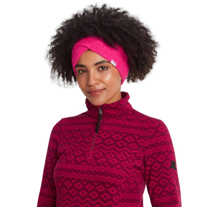 Magenta Pink - Side - TOG24 Womens-Ladies Salma Knitted Headband