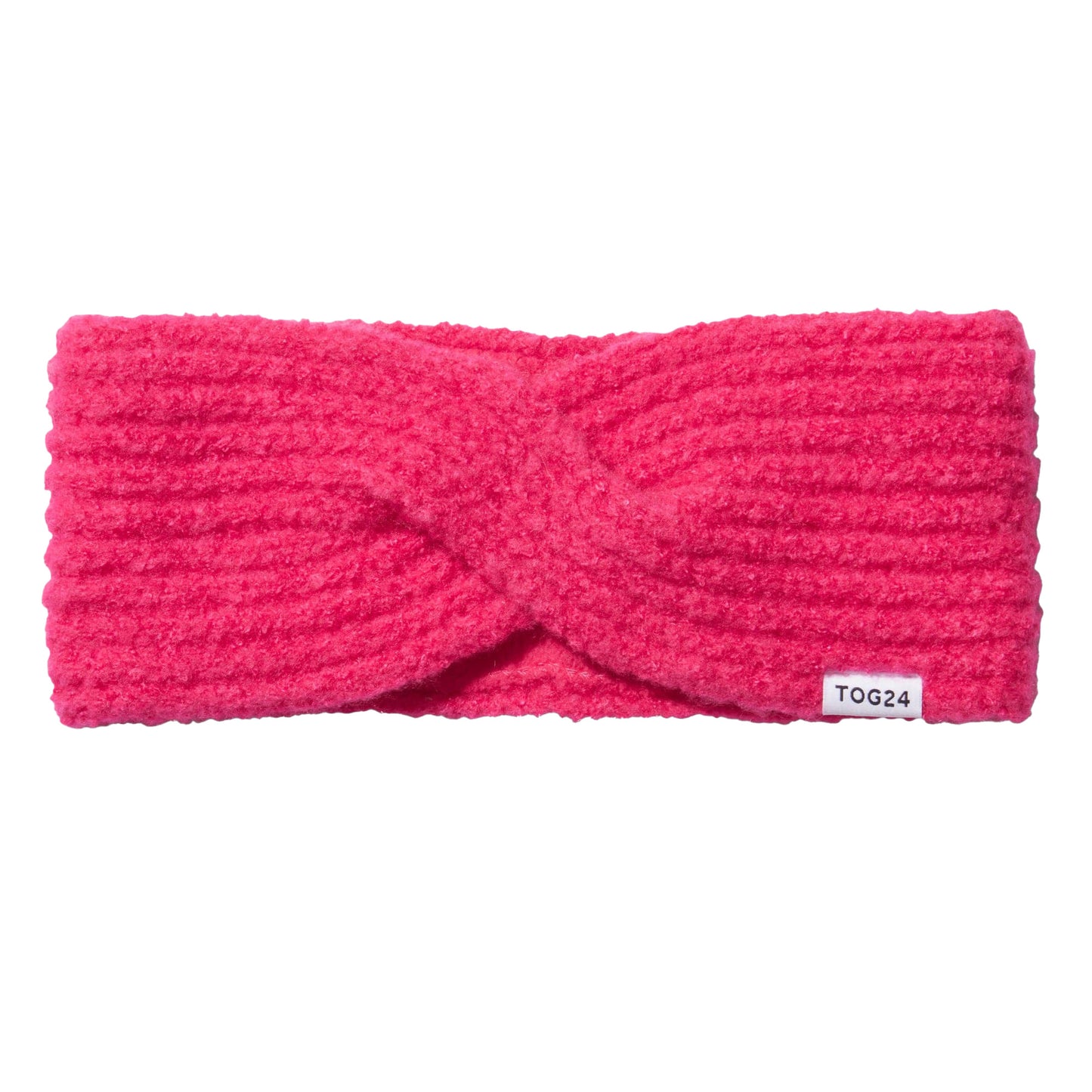 Magenta Pink - Front - TOG24 Womens-Ladies Salma Knitted Headband