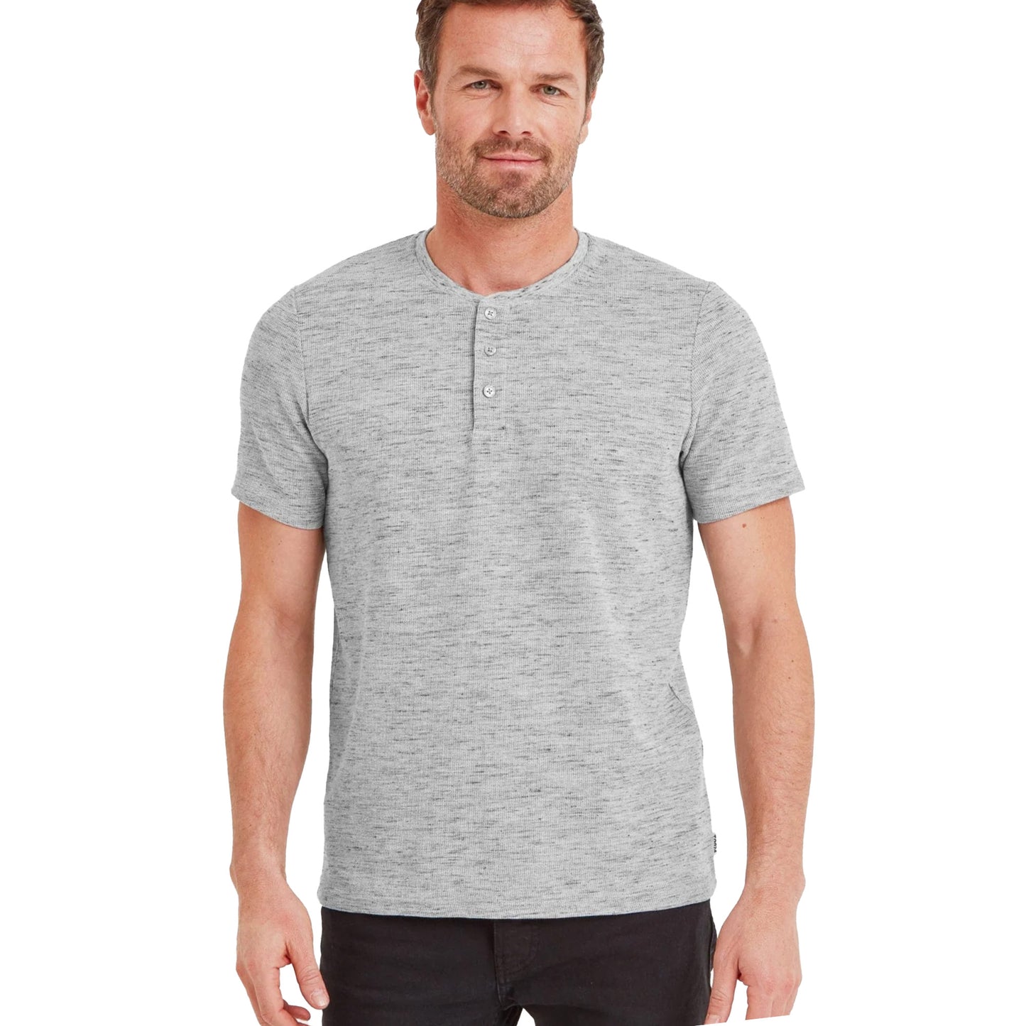 Mid Grey - Side - TOG24 Mens Wilsden Marl T-Shirt
