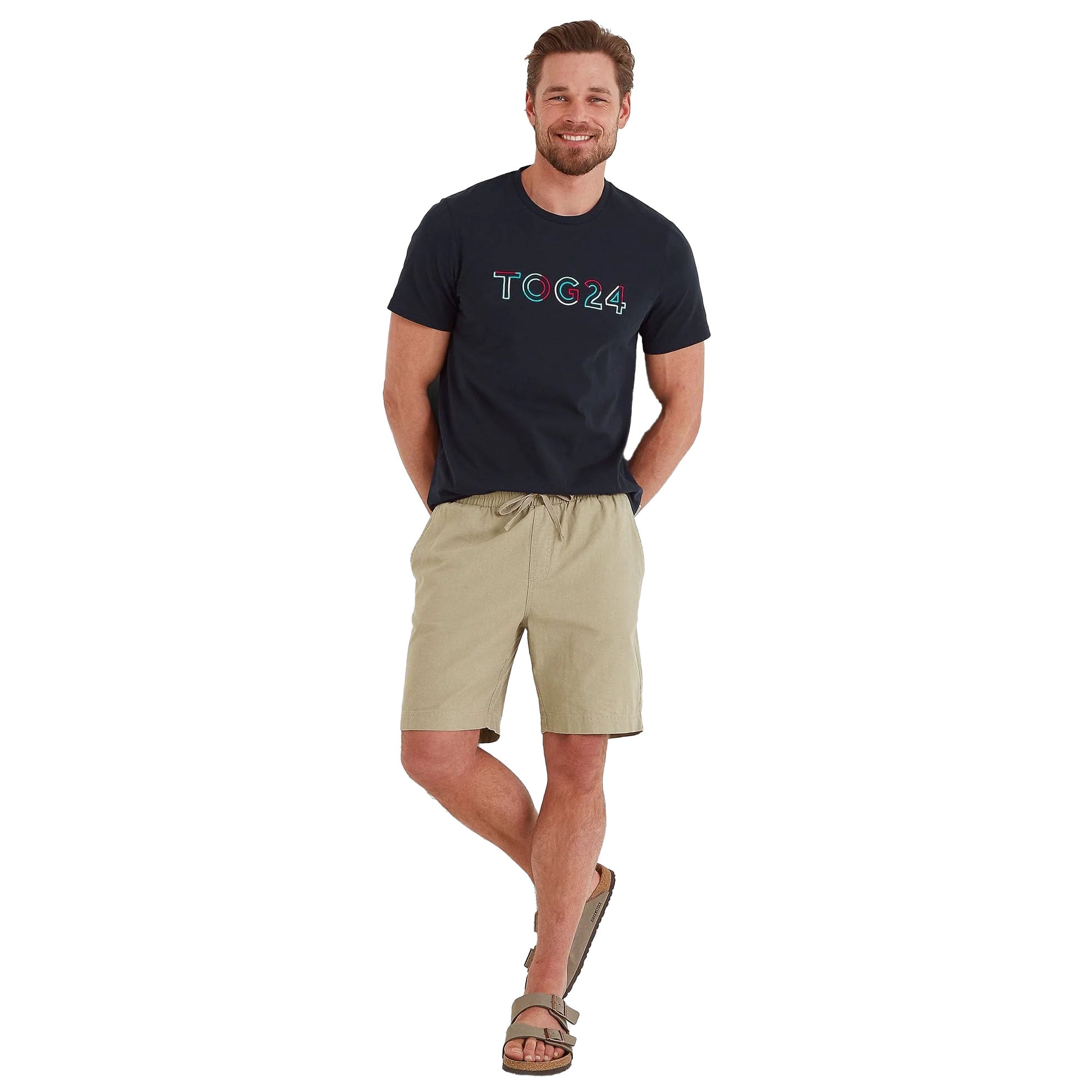 Dark Indigo - Lifestyle - TOG24 Mens Treble Logo T-Shirt