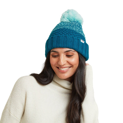 Pacific Blue - Back - TOG24 Unisex Adult Girdlestone Beanie