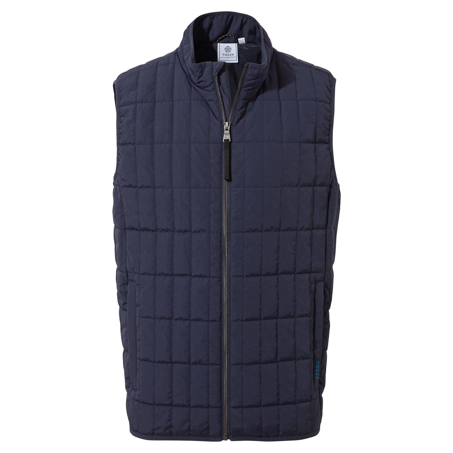 Dark Indigo - Front - TOG24 Mens Ashmore Padded Gilet