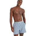 Pastel Blue - Side - TOG24 Mens Micah Stripe Swim Shorts