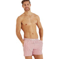 Washed Red - Side - TOG24 Mens Micah Stripe Swim Shorts