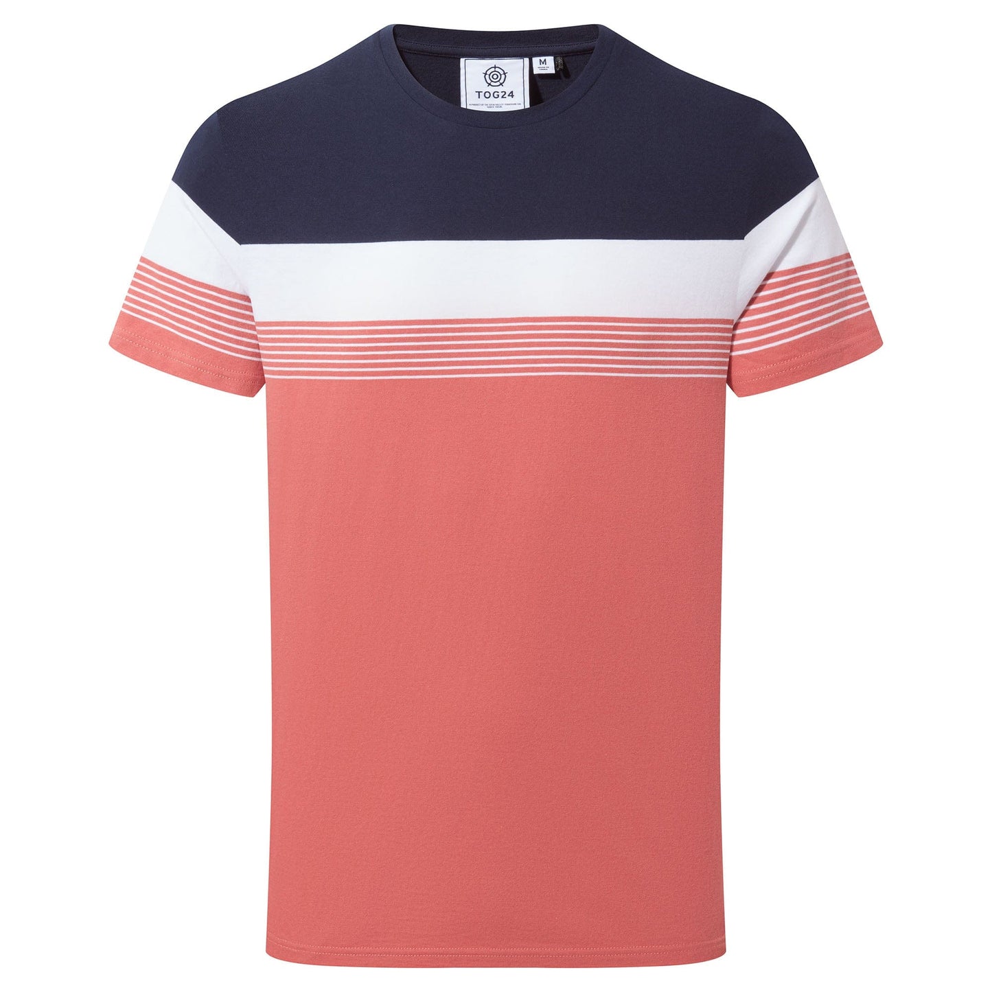 Washed Red - Front - TOG24 Mens Farndon T-Shirt