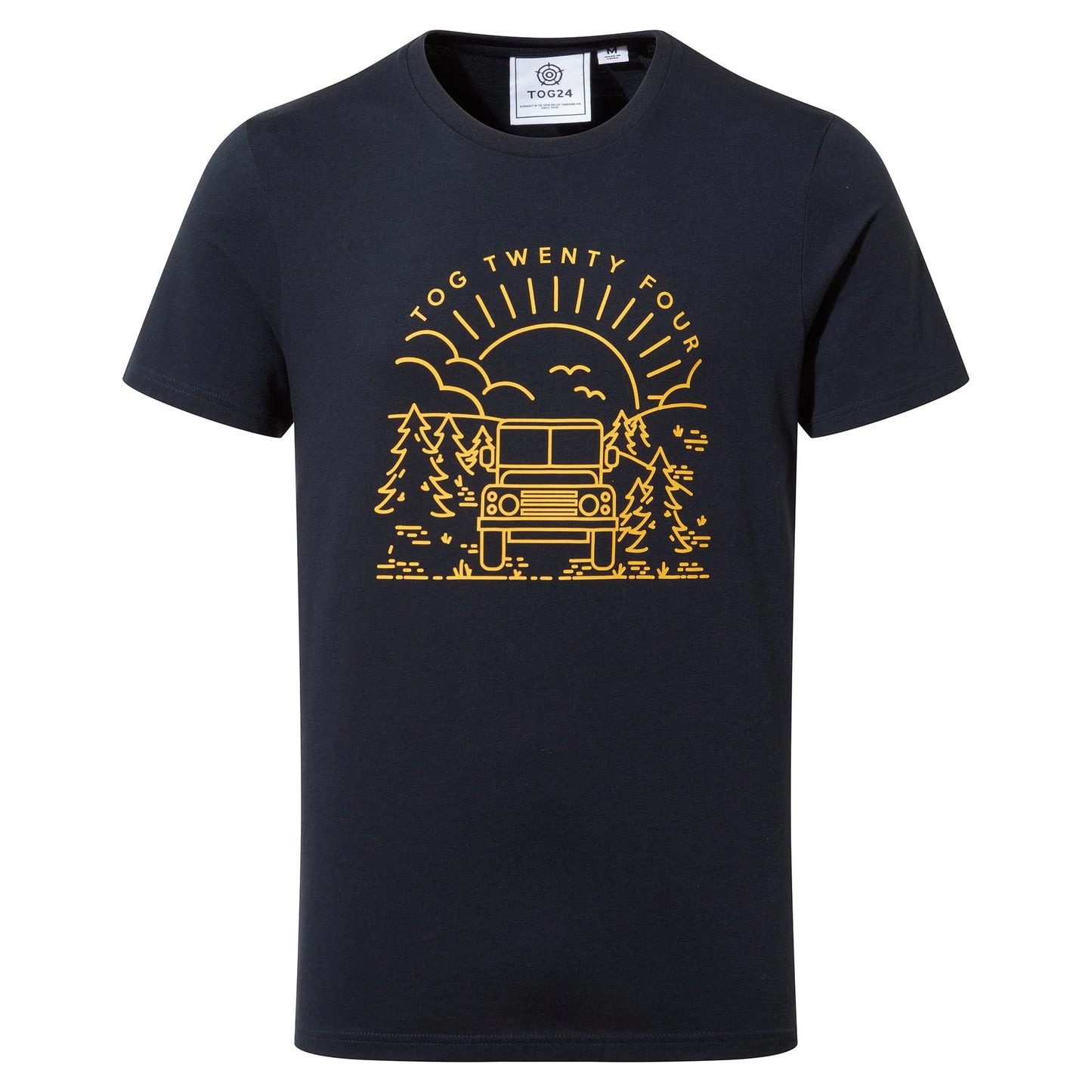 Dark Indigo - Front - TOG24 Mens Fowler Jeep T-Shirt