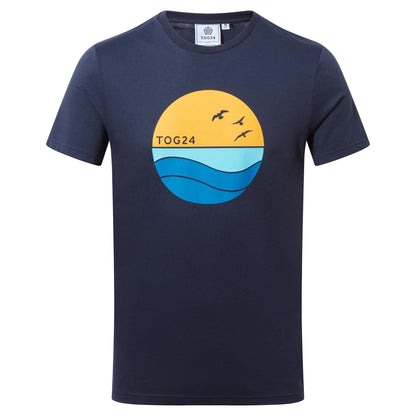 Dark Indigo - Front - TOG24 Mens Donnell T-Shirt