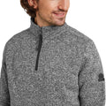 Dark Grey Marl - Side - TOG24 Mens Pearson Knitlook Fleece Top