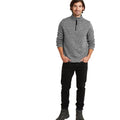 Dark Grey Marl - Pack Shot - TOG24 Mens Pearson Knitlook Fleece Top