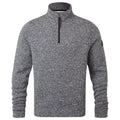 Dark Grey Marl - Front - TOG24 Mens Pearson Knitlook Fleece Top