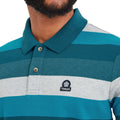 Lagoon Blue - Side - TOG24 Mens Flaxby Polo Shirt