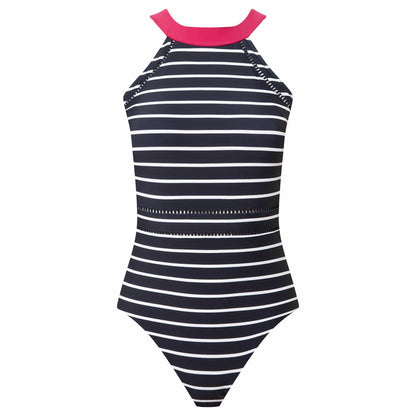 Dark Indigo - Front - TOG24 Womens-Ladies Ashleigh One Piece Swimsuit