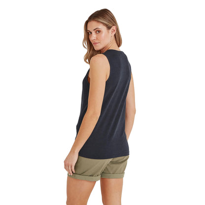 Dark Indigo - Back - TOG24 Womens-Ladies Chloe Perforated T-Shirt