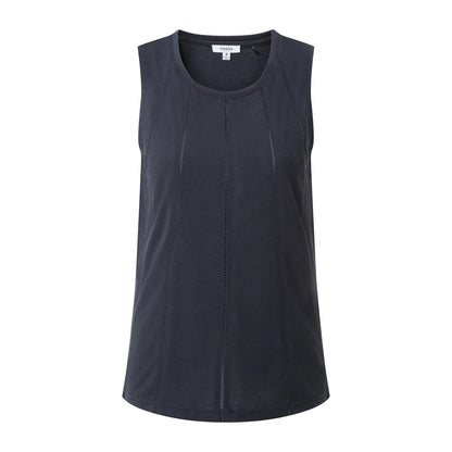 Dark Indigo - Front - TOG24 Womens-Ladies Chloe Perforated T-Shirt