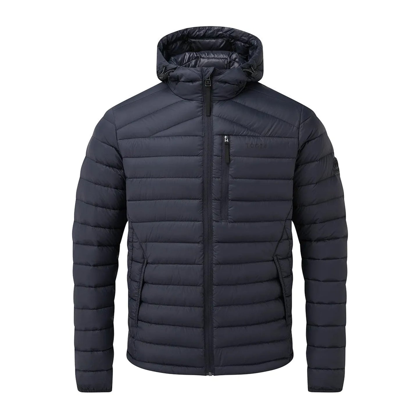 Navy - Front - TOG24 Mens Drax Down Padded Jacket