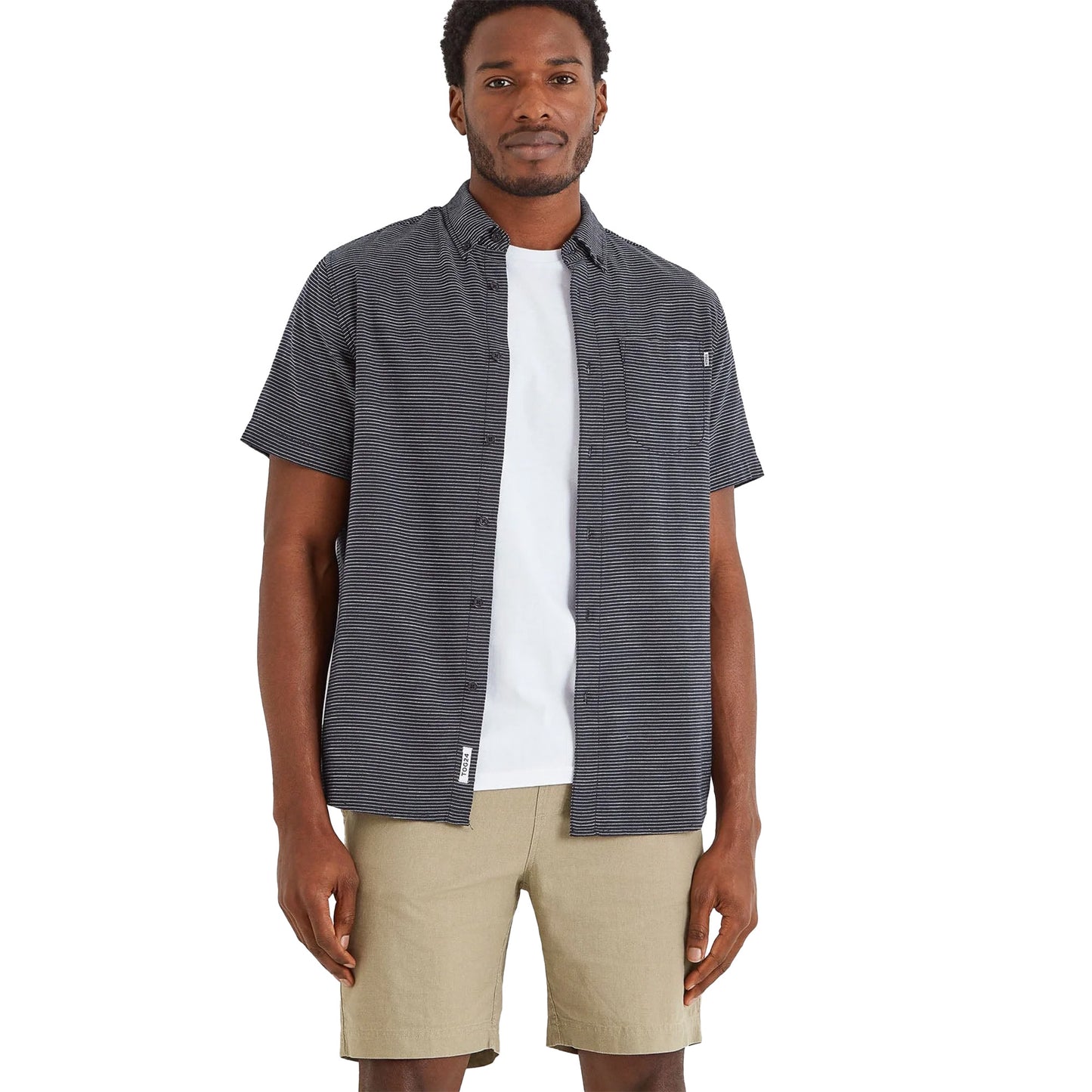 Dark Indigo Fleck - Side - TOG24 Mens Greyson Shirt