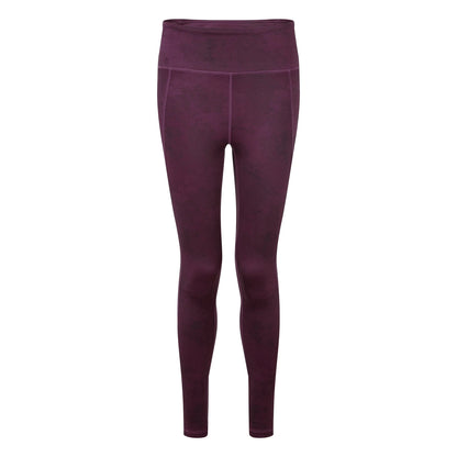 Dark Purple - Front - TOG24 Womens-Ladies Ellyre Leggings