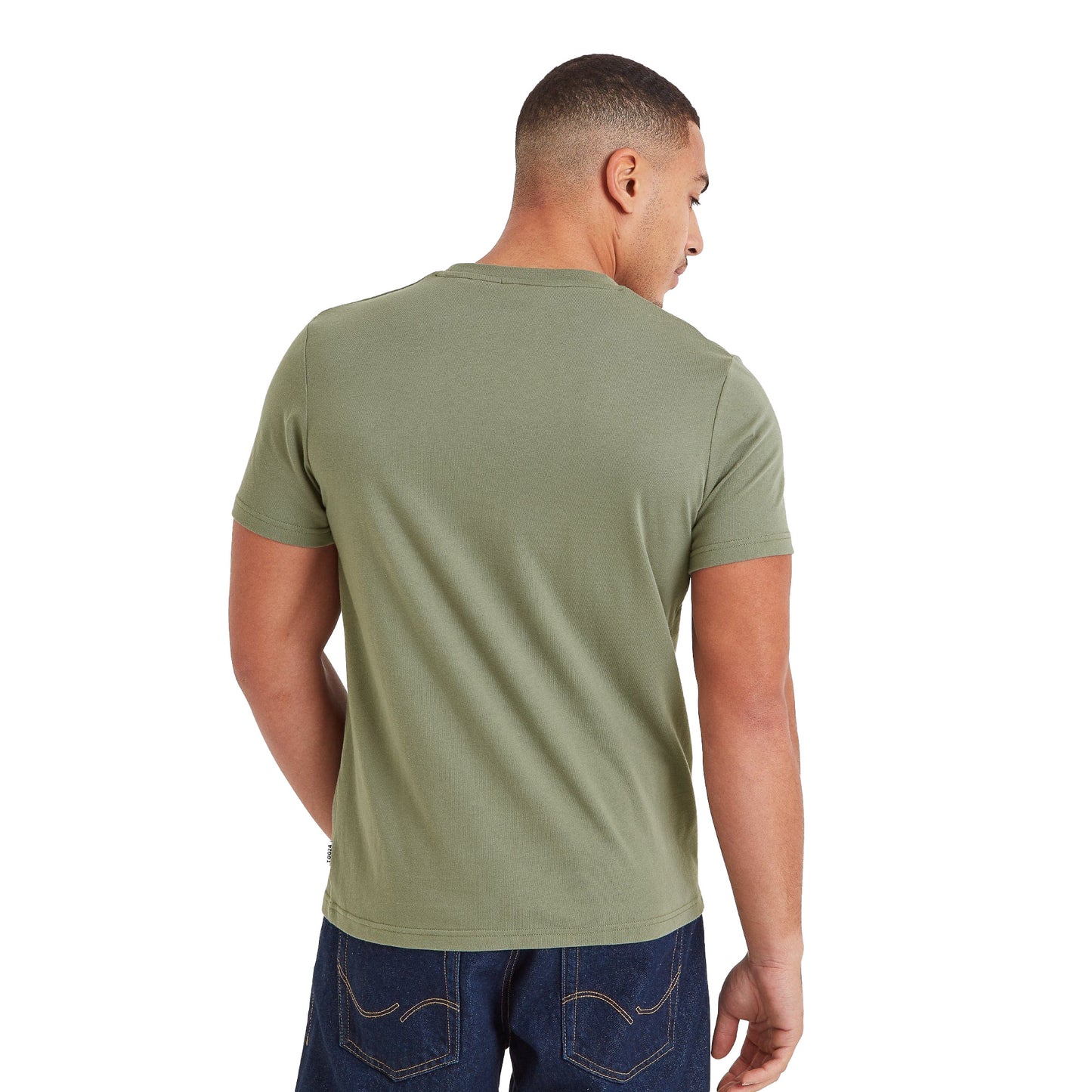 Faded Khaki Green - Back - TOG24 Mens Kilby Joseph Cox T-Shirt