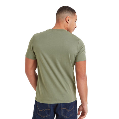 Faded Khaki Green - Back - TOG24 Mens Kilby Joseph Cox T-Shirt