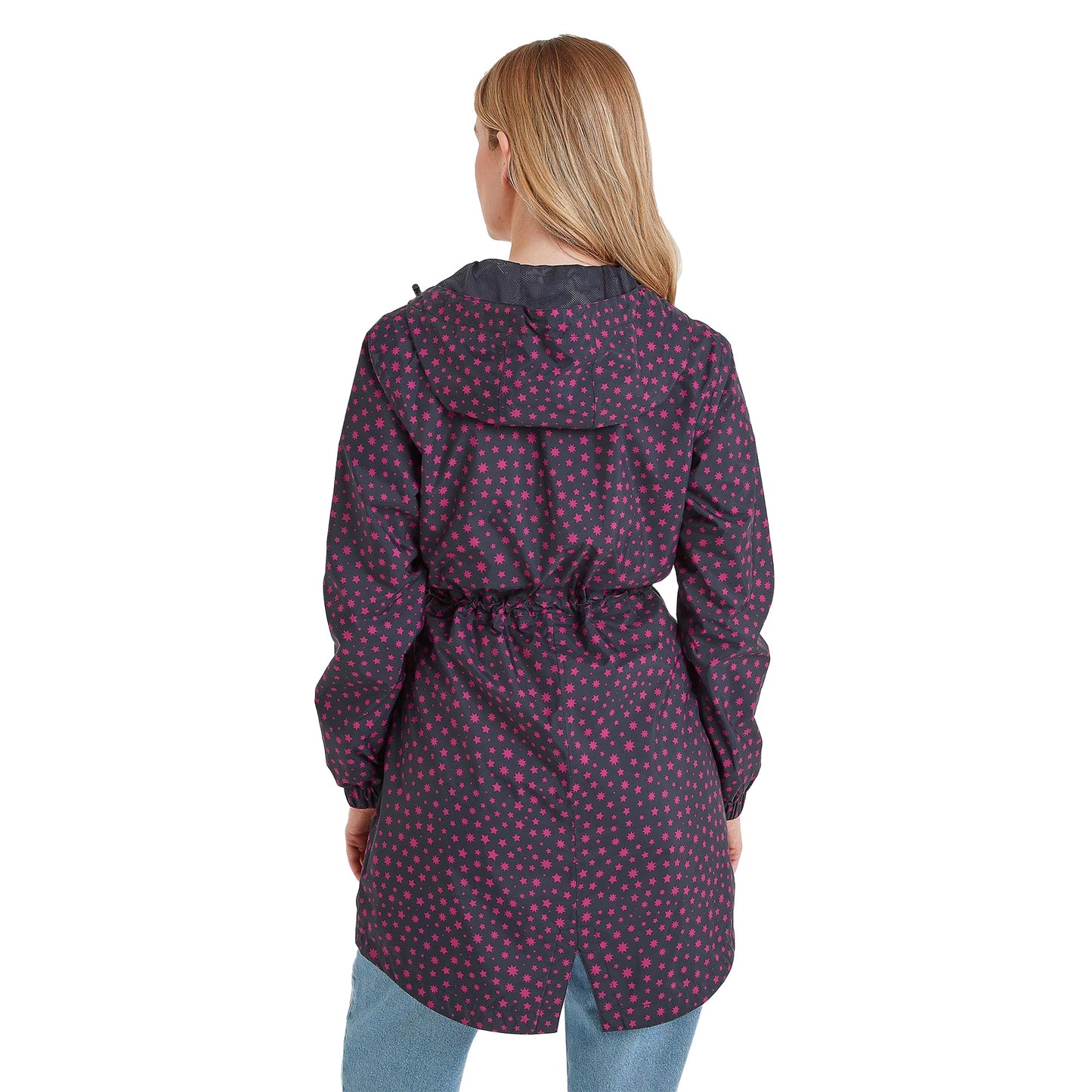 Magenta Pink - Back - TOG24 Womens-Ladies Kilnsey Stars Waterproof Jacket