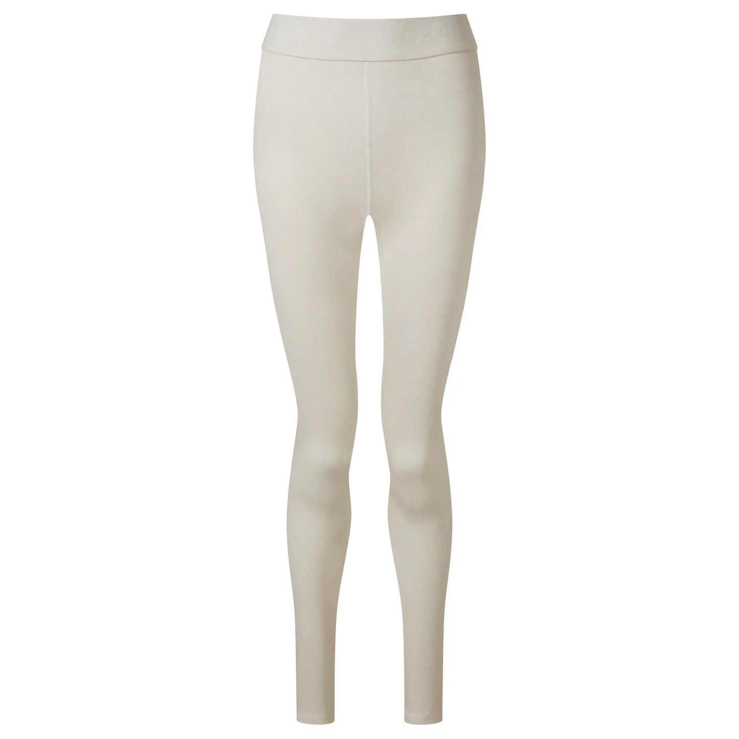 Off White - Front - TOG24 Womens-Ladies Meru Thermal Leggings