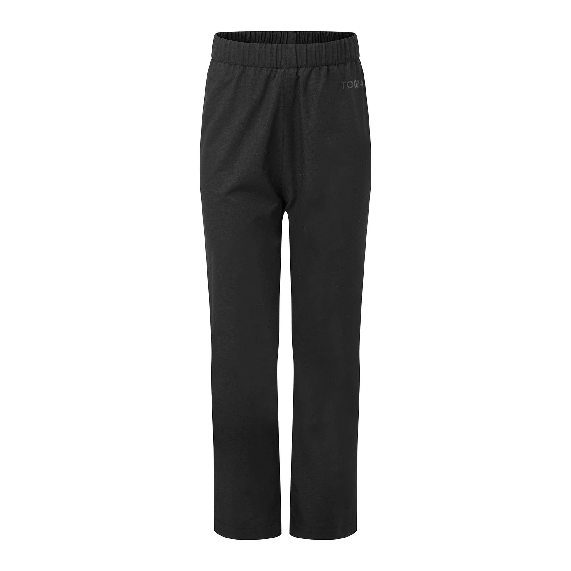 Black - Front - TOG24 Childrens-Kids Hainworth Waterproof Trousers