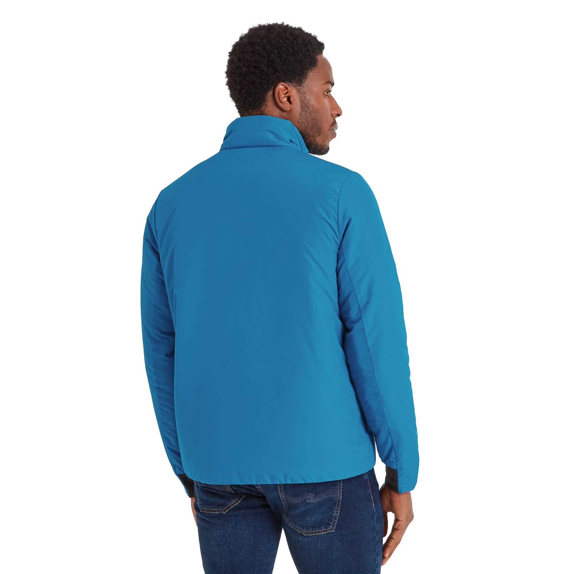 Peacock Blue - Back - TOG24 Mens Barony Bamboo Jacket