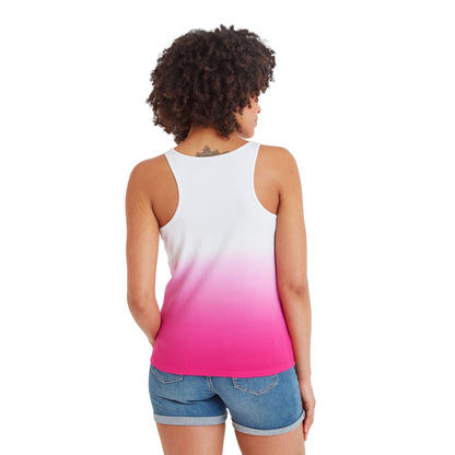 Hibiscus Pink - Back - TOG24 Womens-Ladies Louise Colour Gradient Tank Top