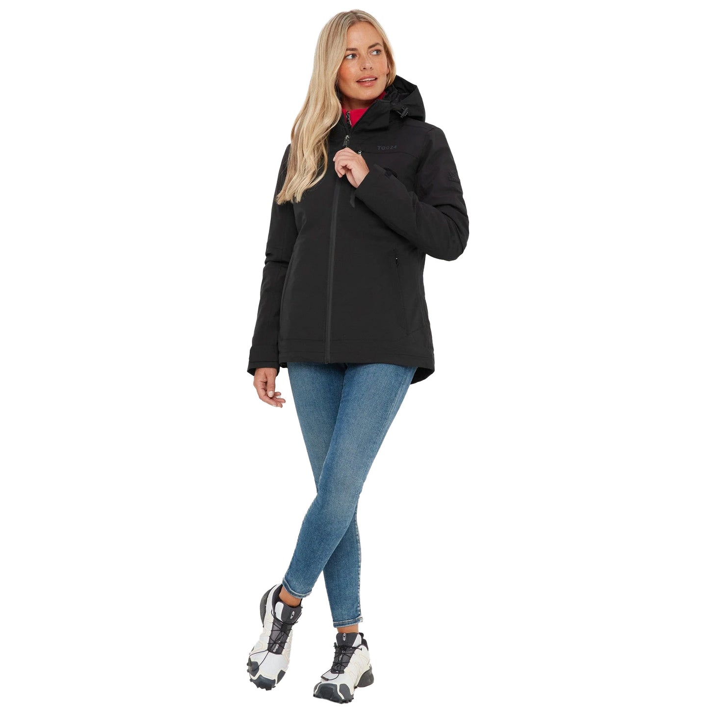 Black - Lifestyle - TOG24 Womens-Ladies Beverly 3 in 1 Waterproof Jacket
