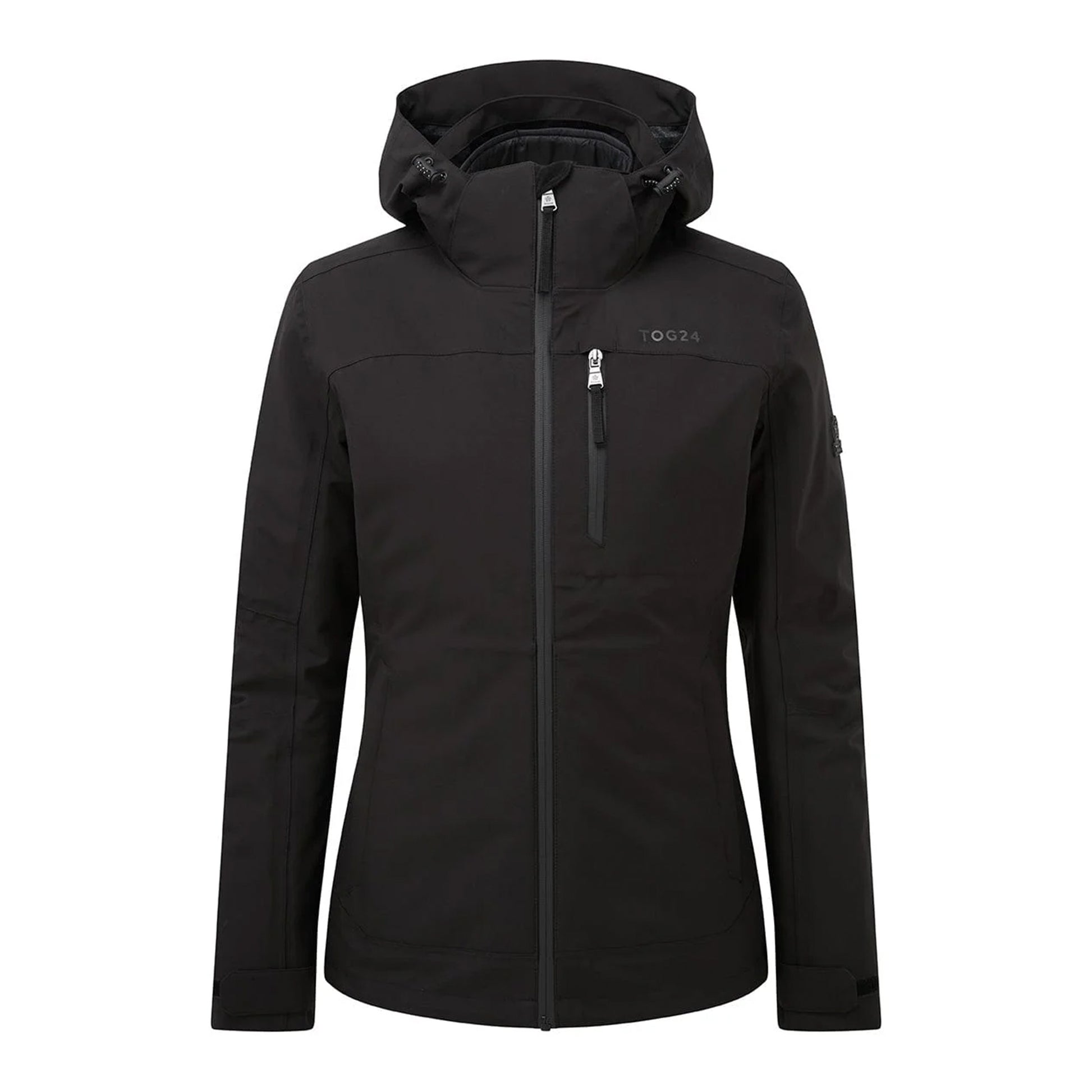 Black - Front - TOG24 Womens-Ladies Beverly 3 in 1 Waterproof Jacket