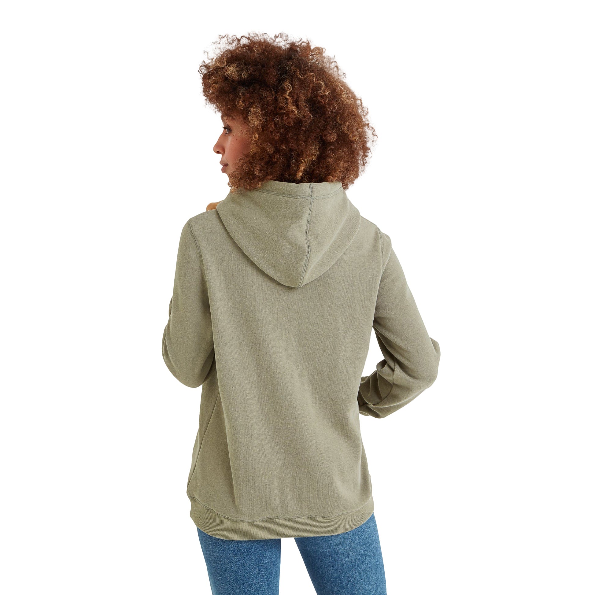 Sage Green - Back - TOG24 Womens-Ladies Magdalen Hoodie