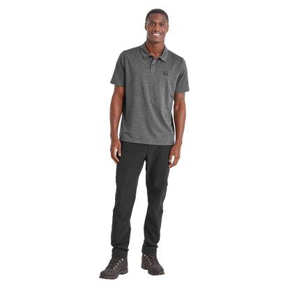 Soot Grey - Side - TOG24 Mens Trig Technical Polo Shirt
