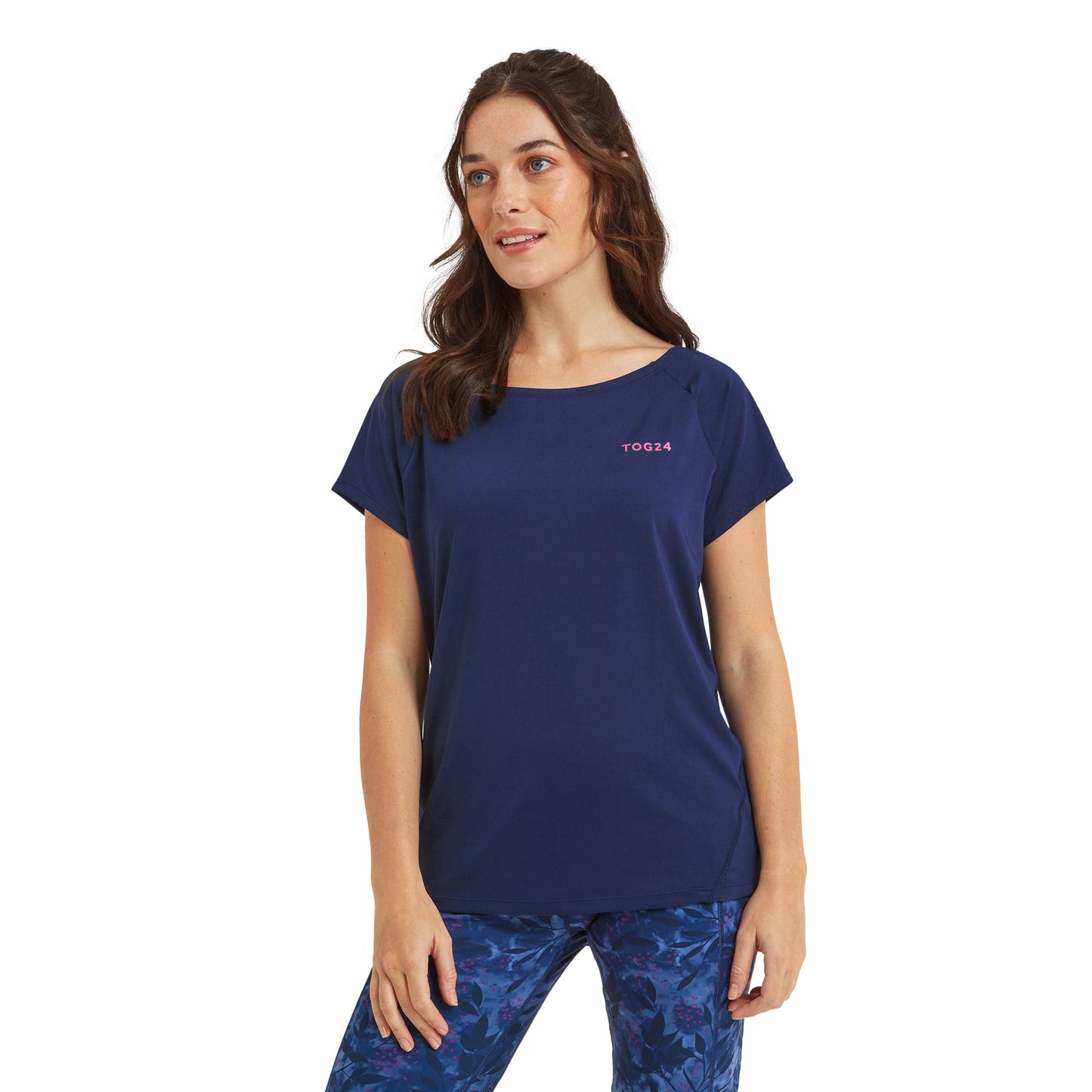 Ink Navy - Side - TOG24 Womens-Ladies Technical T-Shirt