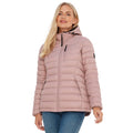Faded Pink - Side - TOG24 Womens-Ladies Drax Hooded Down Jacket